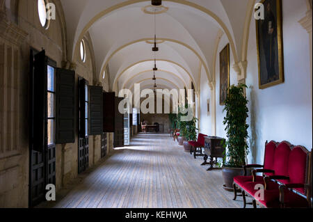 Casa de Canonigos dans Hotel Real Colegiata San Isidoro de León, Castille et Leon, Espagne Banque D'Images