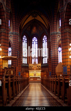 L'église gothique à Stockholm, en Suède. Banque D'Images