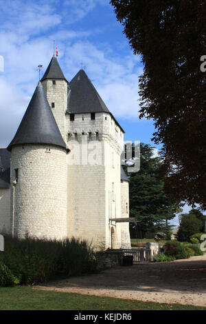 Chateau du rivau, Touraine, France. Le château de gargantua's Kitchen Garden. Banque D'Images