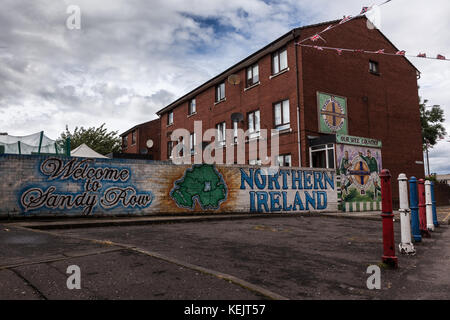 Sandy Row - Belfast Banque D'Images