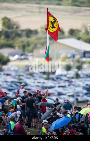 Austin, TX, USA. 21 Oct, 2017. La formule 1 fans en action à la United States Grand Prix, circuit of the Americas à Austin, TX. Mario Cantu/CSM/Alamy Live News Banque D'Images