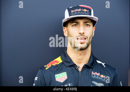 Austin, TX, USA. 21 Oct, 2017. Daniel Ricciardo # 03 avec Red Bull Racing en action à la United States Grand Prix, circuit of the Americas à Austin, TX. Mario Cantu/CSM/Alamy Live News Banque D'Images