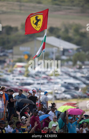 Austin, TX, USA. 21 Oct, 2017. La formule 1 fans en action à la United States Grand Prix, circuit of the Americas à Austin, TX. Mario Cantu/CSM/Alamy Live News Banque D'Images