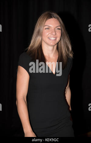 Singapour, Singapour. 20 oct, 2017. tennis : simona assiste à la soirée de gala avec le tirage d'une cérémonie à Sands Expo Convention Center et le Oct 20, 2017 à Singapour, Singapour. - Crédit : yan lerval/Alamy live news Banque D'Images