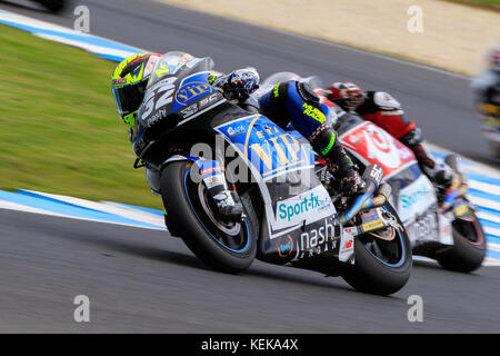 Melbourne, Australie. 22 octobre 2017. Moto 2 Race lors du Michelin Australian Motorcycle Grand Prix 2017 au Michelin Australian Motorcycle Grand Prix 2017, Australie le 22 octobre 2017. Crédit : Dave Hewison Sports/Alamy Live News Banque D'Images