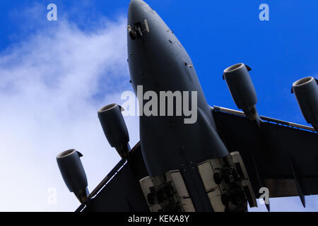 Melbourne, Australie. 22 octobre 2017. Survol de la force aérienne lors du Michelin Australian Motorcycle Grand Prix 2017 au Michelin Australian Motorcycle Grand Prix 2017, Australie le 22 octobre 2017. Crédit : Dave Hewison Sports/Alamy Live News Banque D'Images