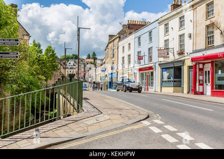 Vue de la passerelle à frome vers market place Banque D'Images