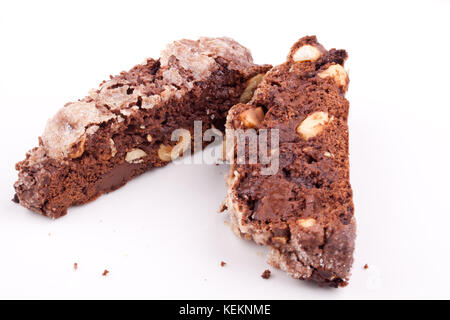 Biscotti au chocolat Banque D'Images