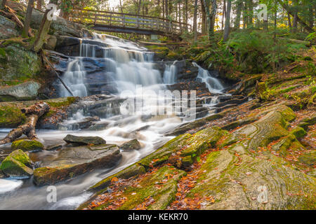 Potts falls près de Bracebridge ontario canada photographié à la fin de l'automne. Banque D'Images