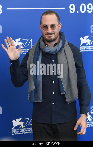 Darren Aronofsky assiste à une séance de photos pour la mère durant le 74e Festival du Film de Venise à Venise, Italie. 5 Septembre 2017 © Paul Treadway Banque D'Images