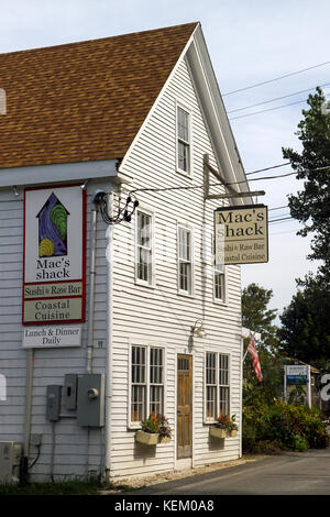 Mac's shack sushi & raw bar, Wellfleet, Cape Cod, Massachusetts, united states Banque D'Images