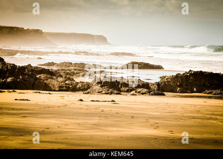 Plage de sable fin, spot cotillo, Fuerteventura, îles canaries Banque D'Images