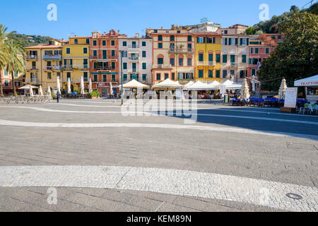 Piazza Garibaldi G, Lerici sur le Golfe de La Spezia, ligurie, italie Banque D'Images