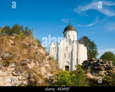 St. George's Church dans le staraïa ladoga forteresse, Russie Banque D'Images