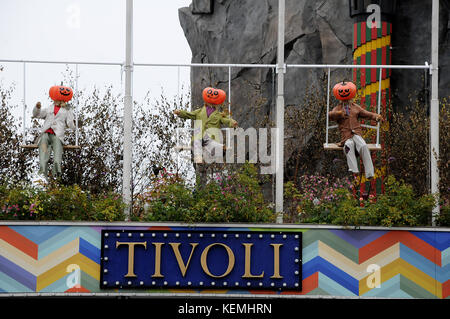 Copenhague/Danemark - 11.octobre 2017. Tivoli ouvre pendant la saison d'Halloween 13 octobre -5 novembre 2017 . (Photo.Francis Dean/Dean Pictures) Banque D'Images