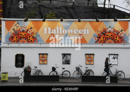 Copenhague/Danemark - 11.octobre 2017. Tivoli ouvre pendant la saison d'Halloween 13 octobre -5 novembre 2017 . (Photo.Francis Dean/Dean Pictures) Banque D'Images