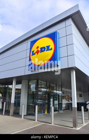 Lidl supermarché, Kenmare, comté de Kerry, Irlande - John Gollop Banque D'Images