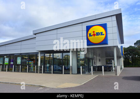 Lidl supermarché, Kenmare, comté de Kerry, Irlande - John Gollop Banque D'Images