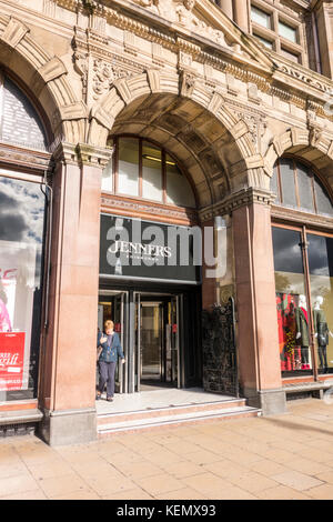 Jenners Ministère de l'entrée du magasin, Édimbourg, Écosse, Royaume-Uni Banque D'Images