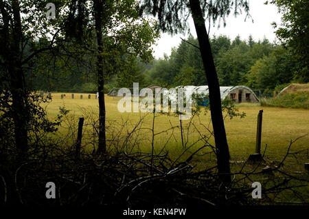 AJAXNETPHOTO. 24ème juin, 2014. LANDSBERG, EN ALLEMAGNE. - Restes de KAUFERING VII, l'un des nombreux camps de concentration de Dachau près de Landsberg. PHOTO:TONY HOLLAND/AJAX REF: 727 SRD142406 Banque D'Images