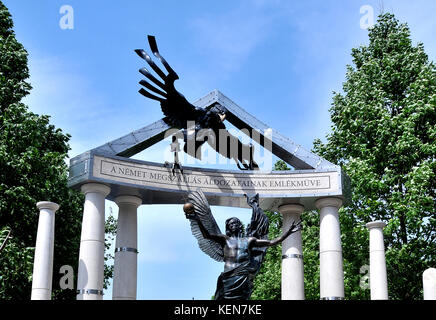 Ce monument commémore l'occupation de la Hongrie par l'Allemagne nazie Budapest Hongrie Banque D'Images