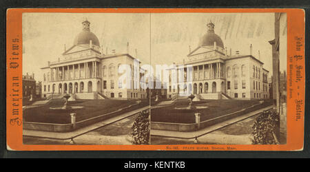 State House, Boston, Mass, en Soule, John P., 1827 19043 Banque D'Images