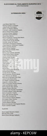 2014 L'UE europeas MD Banque D'Images