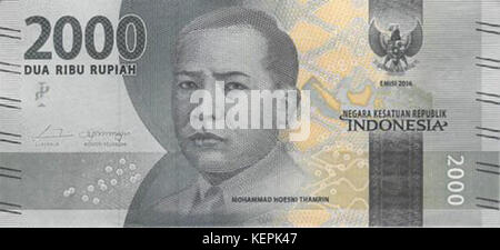Indonésie 2016 2000r o Banque D'Images