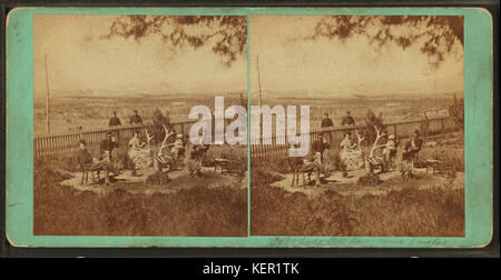 Salt Lake City à partir du camp Douglas, par Savage, C. R. (Charles Roscoe), 1832 1909 Banque D'Images