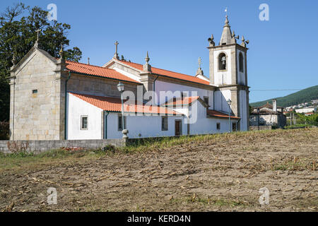 Église de tamel, camino de Santiago, Portugal Banque D'Images