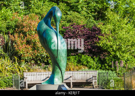 L'Angleterre, Londres, Kensington, Hyde Park, Statue d'Isis par Simon Gudgeon Banque D'Images