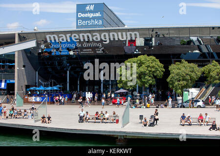 Centre commercial centre commercial Maremagnum à Barcelone, Espagne Banque D'Images