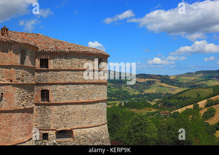 Château rocca ubaldinesca, Pordenone, Marches, Italie Banque D'Images