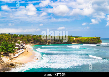 Plage de Balangan. Bali Indonésie. Banque D'Images