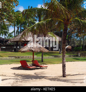 Bali, Indonésie luxury reste on beach Banque D'Images