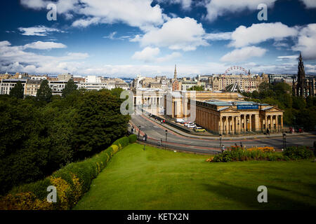 Edinburgh, Scotland, Scottish National Gallery sur la Butte Banque D'Images