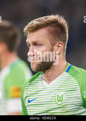 Wolfsburg, Allemagne. 22 octobre, 2017. 1. part ligue de soccer allemand, Wolfsburg, le 22 octobre 2017 jakub blaszczykowski, wob 16 portrait du vfl wolfsburg - tsg 1899 hoffenheim 1-1 1.allemand division Soccer League , wolfsburg au 22 octobre 2017, la saison 2017-2018 © Peter schatz / alamy live news Banque D'Images