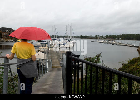 Lake Murray Boat Club and Marina, Irmo, Caroline du Sud, États-Unis. Banque D'Images