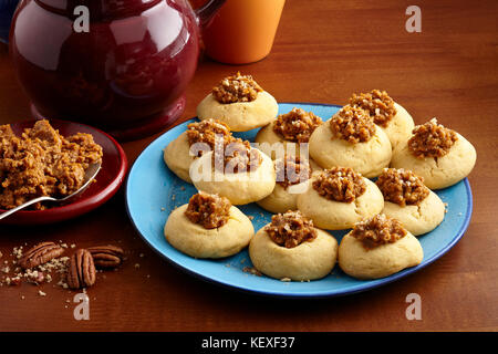 Biscuits moulés aux tarte à la citrouille Banque D'Images