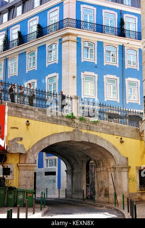 Quartier de CSRA do Sodré. Lisbonne, Portugal Banque D'Images