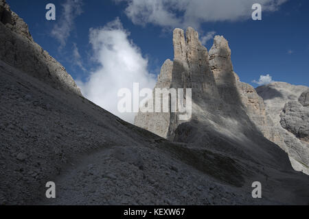 torri del vajolet, trentin-haut-adige, dolomiti, italie, dolomites Banque D'Images