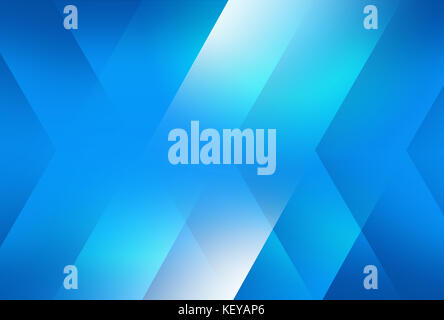 Directionnel abstrait arrière-plan des formes bleu et blanc Banque D'Images