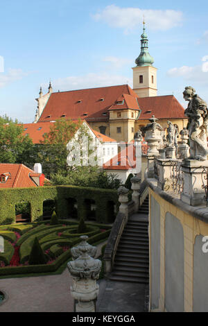 Jardin de Vrtba (Vrtbovska zahrada), Prague, République tchèque Banque D'Images