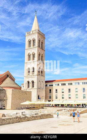 Zadar, Croatie - 15 juillet, 2017 : ville de Zadar, Croatie. Banque D'Images