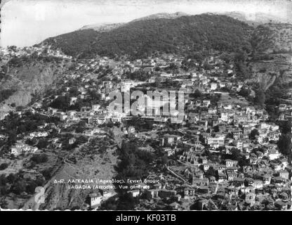 Langadia, Grèce 1960 Banque D'Images