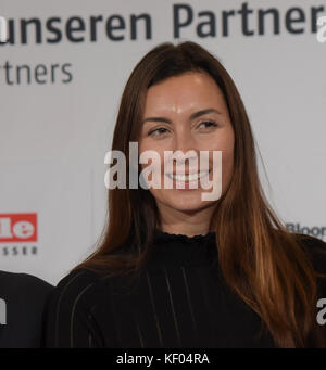 Francfort, Allemagne. 10 octobre 2017.Princesse Claire de Luxembourg sur le tapis rouge pour le salon du livre de Francfort / Buchmesse Francfort 2017 cerem d'ouverture Banque D'Images