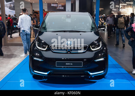 Francfort, Allemagne - Sep 20, 2017 : nouvelle bmw i3s présentation au Frankfurt International motorshow 2017 Banque D'Images