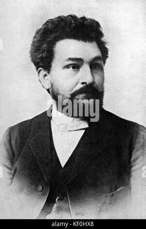 Leos Janacek 1875. Compositeur tchèque, 13 juillet 1854 - 12 août 1928. Banque D'Images