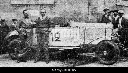 Marcel Mongin (G) et Cyril de Vere (D), 7e des 24 Heures du Mans 1929 sur Chrysler 77 4L Banque D'Images