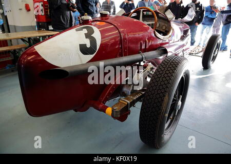 Un Grand Prix classique Alfa Romeo P3 Tipo B au circuit d'Estoril au Portugal en 2017 Banque D'Images